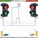 Impianto-Semaforico-Manuale-2-Luci-Rosso-Verde-Regola-Traffico-Privato-Garage-Rampe-Senso-Unico-220V