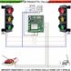Semaforo-3-Luci-LED-Rosso-Giallo-Verde-Spira-Interrata-Priorità-Garage-Rampe-Senso-Unico-Semaforico